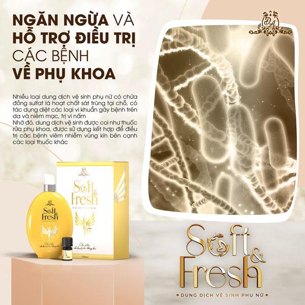 Dung dịch vệ sinh phụ nữ Collagen X3 Soft Fresh Mỹ Phẩm Đông Anh Dung dịch vệ sinh phụ nữ Collagen X3 Soft Fresh Mỹ Phẩm Đông Anh