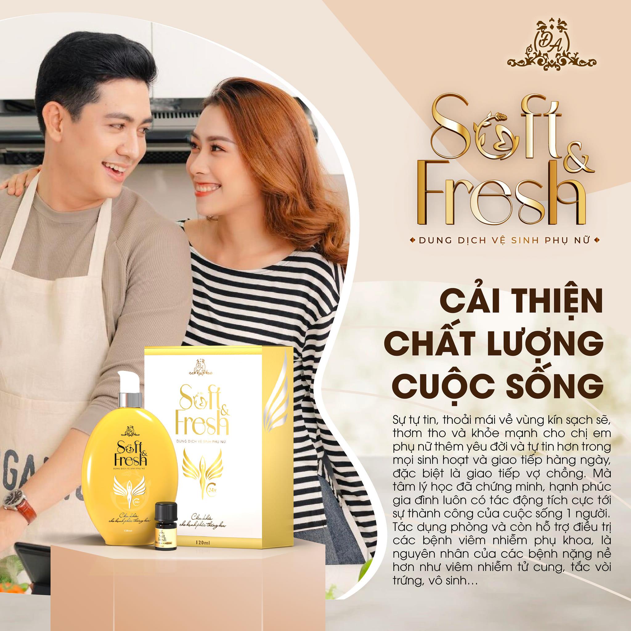 Dung dịch vệ sinh phụ nữ Collagen X3 Soft Fresh Mỹ Phẩm Đông Anh Dung dịch vệ sinh phụ nữ Collagen X3 Soft Fresh Mỹ Phẩm Đông Anh