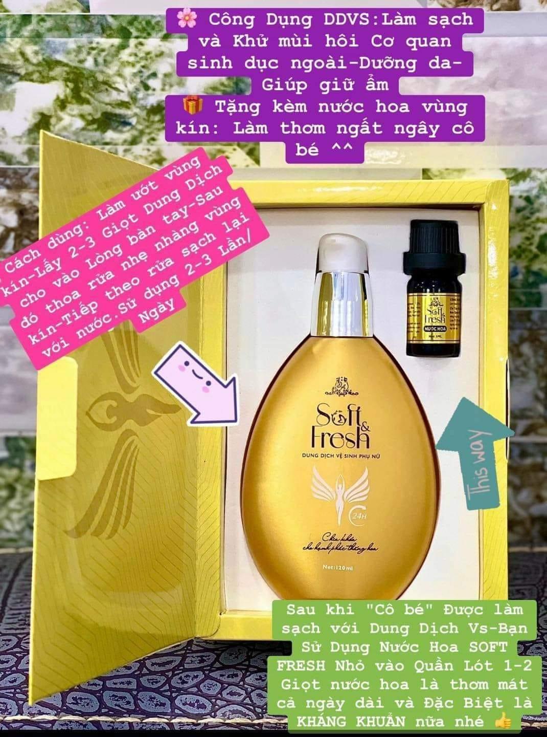 Dung dịch vệ sinh phụ nữ Soft Fresh Collagen X3 Mỹ Phẩm Đông Anh Dung dịch vệ sinh phụ nữ Soft Fresh Collagen X3 Mỹ Phẩm Đông Anh