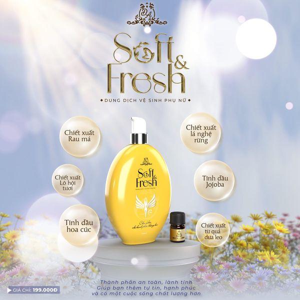 Dung dịch vệ sinh phụ nữ Soft Fresh Collagen X3 Mỹ Phẩm Đông Anh Dung dịch vệ sinh phụ nữ Soft Fresh Collagen X3 Mỹ Phẩm Đông Anh