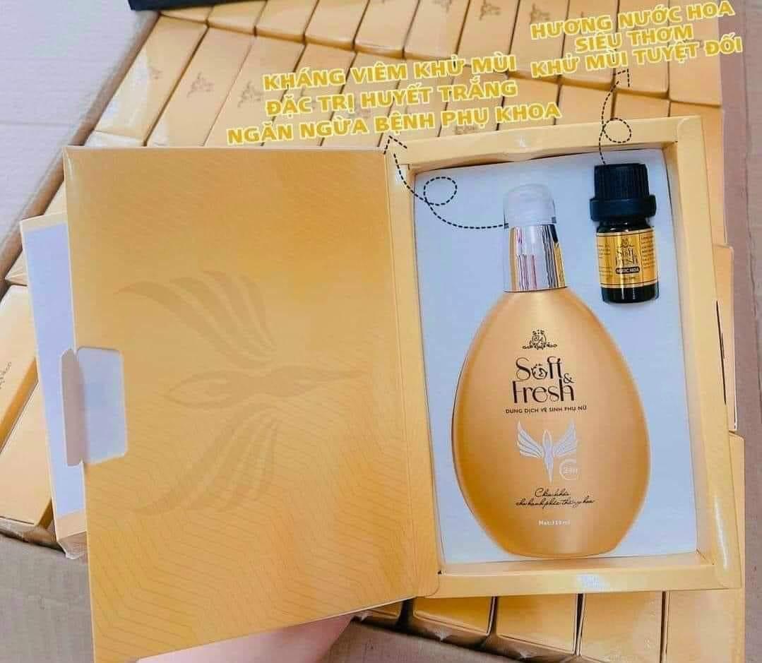 Dung dịch vệ sinh phụ nữ Soft Fresh Collagen X3 Mỹ Phẩm Đông Anh Dung dịch vệ sinh phụ nữ Soft Fresh Collagen X3 Mỹ Phẩm Đông Anh