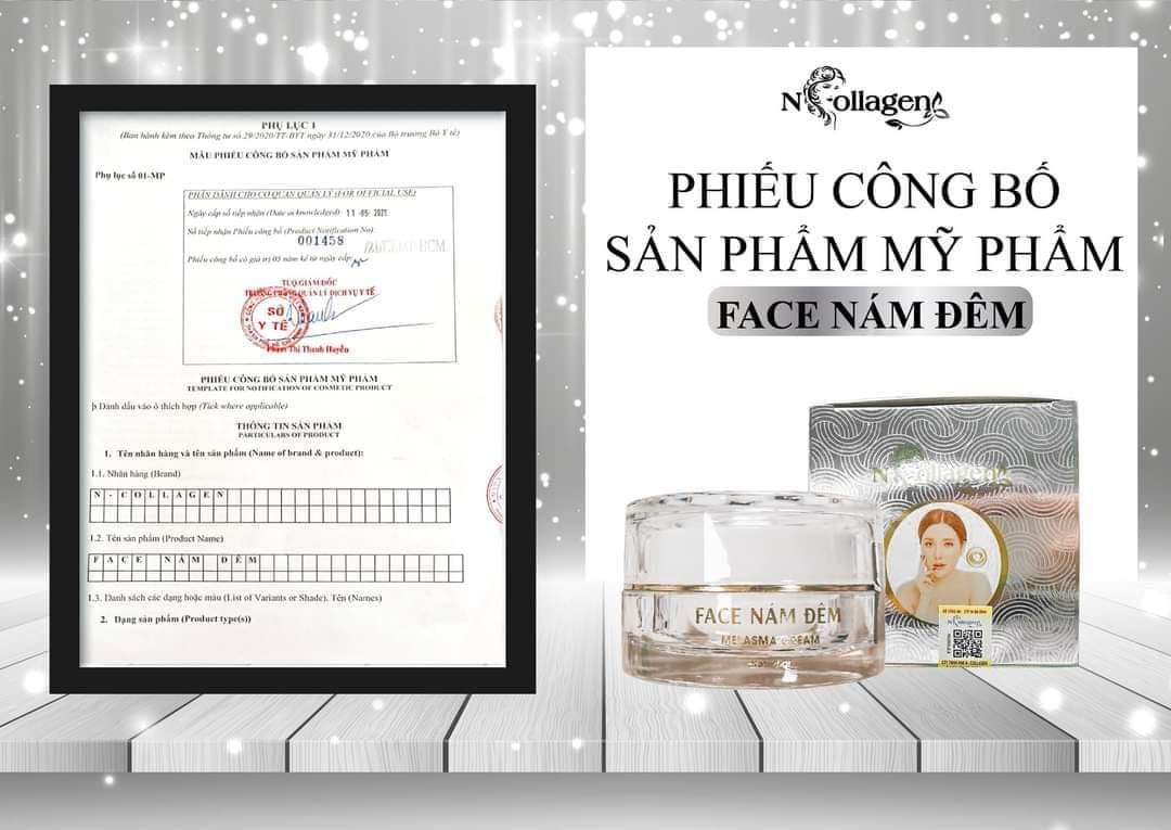 Tạm Biệt Nám Da-Tự Tin Tỏa Sáng Với Kem Face Nám Đêm N.COLLAGEN Tạm Biệt Nám Da-Tự Tin Tỏa Sáng Với Kem Face Nám Đêm N.COLLAGEN