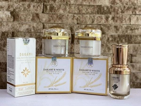 Dakami K White Ban Ngày 3 In 1- Dưỡng Da Trắng Sáng Tại Nhà Hiệu Quả Như Đi Spa! Dakami K White Ban Ngày 3 In 1- Dưỡng Da Trắng Sáng Tại Nhà Hiệu Quả Như Đi Spa!