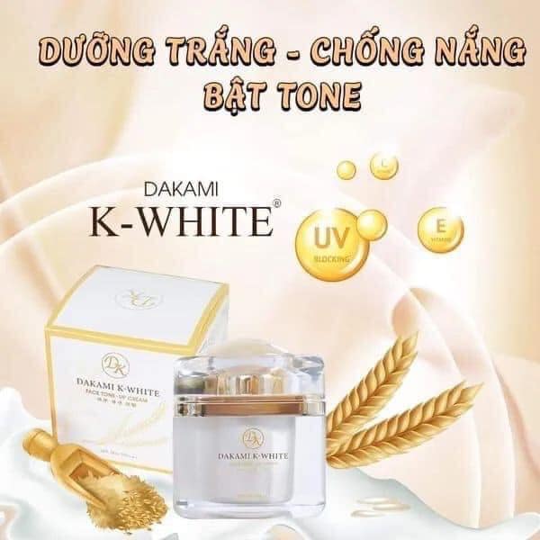 Dưỡng Da Trắng Sáng Bật Tone Chỉ 3 Phút Mỗi Ngày Với Kem Dakami K White Ban Ngày 3 In 1 Dưỡng Da Trắng Sáng Bật Tone Chỉ 3 Phút Mỗi Ngày Với Kem Dakami K White Ban Ngày 3 In 1