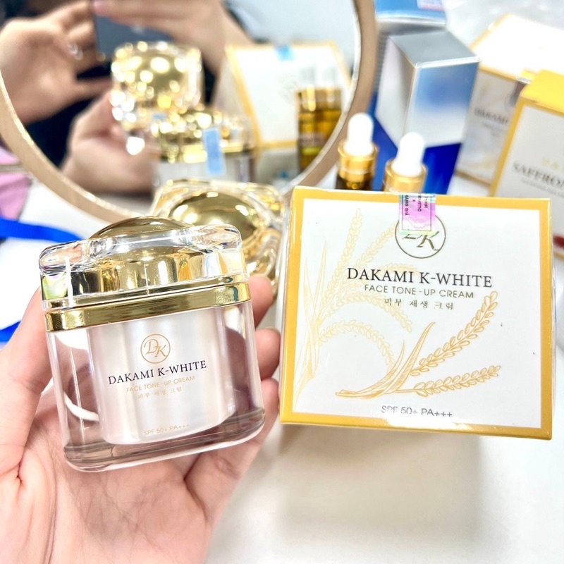 Dưỡng Da Trắng Sáng Bật Tone Chỉ 3 Phút Mỗi Ngày Với Kem Dakami K White Ban Ngày 3 In 1 Dưỡng Da Trắng Sáng Bật Tone Chỉ 3 Phút Mỗi Ngày Với Kem Dakami K White Ban Ngày 3 In 1