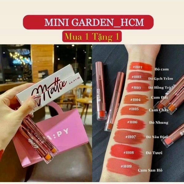 Son Kem Siêu Lì HAPPY Son Kem Siêu Lì HAPPY