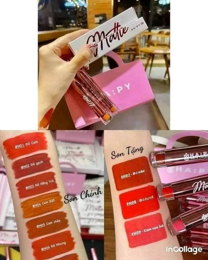 Son Kem Siêu Lì HAPPY Son Kem Siêu Lì HAPPY