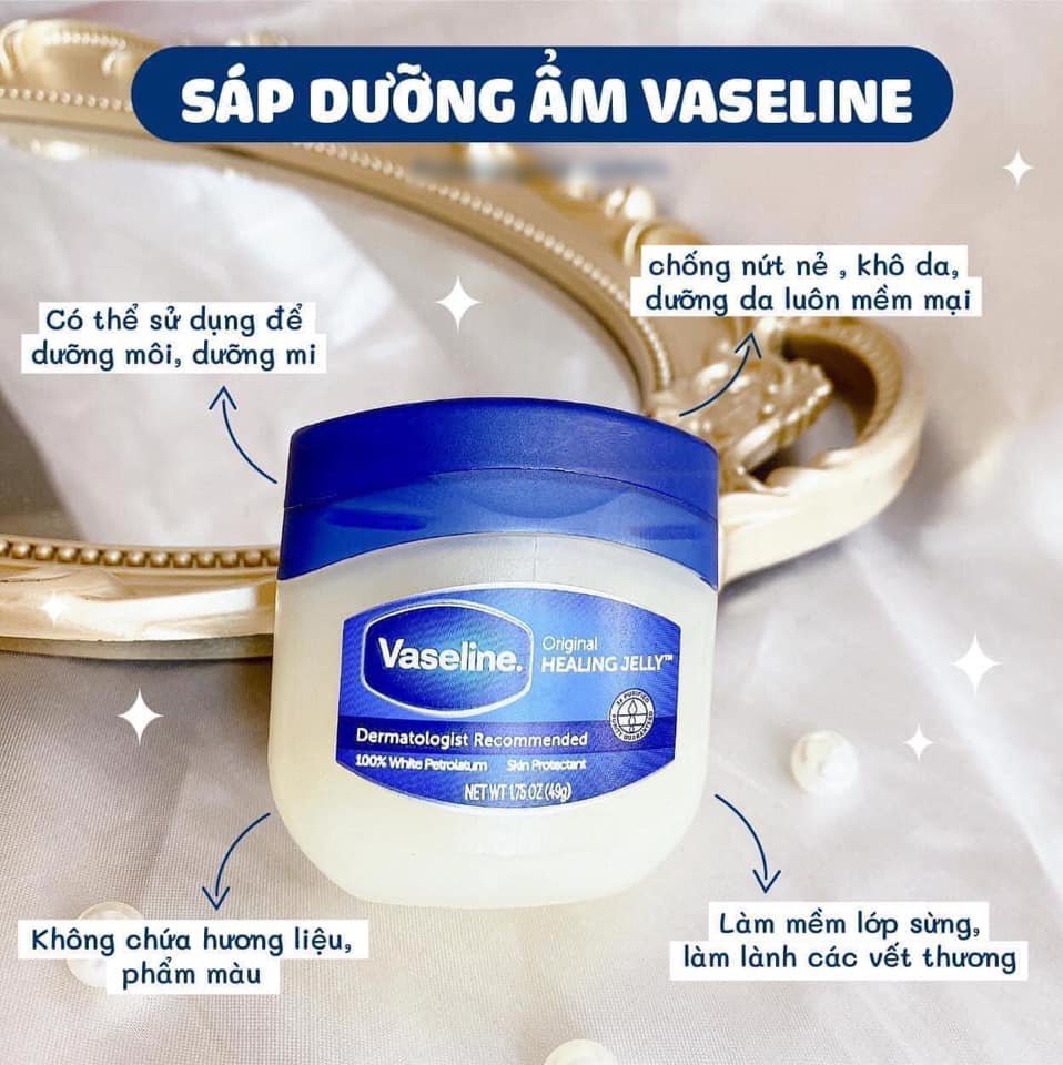 Sáp dưỡng Vaseline Original Healing Jelly - 49gr Mỹ Sáp dưỡng Vaseline Original Healing Jelly - 49gr Mỹ