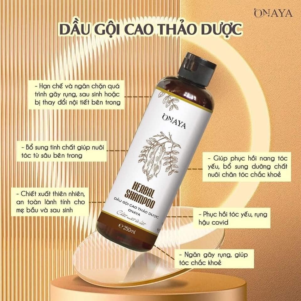 DẦU GỘI CAO THẢO DƯỢC NHÀ ONAYA !