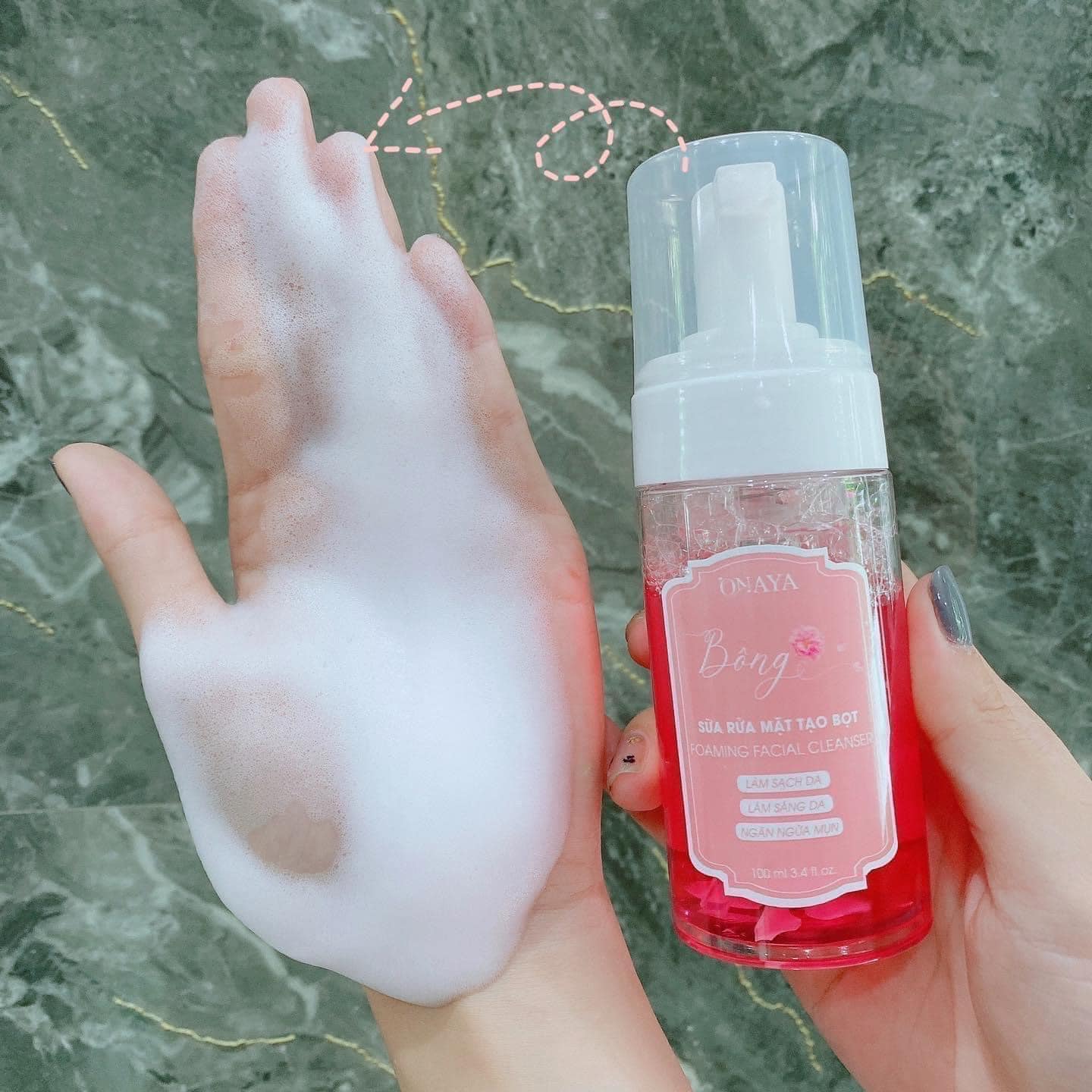 Sữa Rửa Mặt Tạo Bọt ONAYA- Tạm Biệt Ngay Bã Nhờn Bụi Bẩn Gây Mụn Sữa Rửa Mặt Tạo Bọt ONAYA- Tạm Biệt Ngay Bã Nhờn Bụi Bẩn Gây Mụn