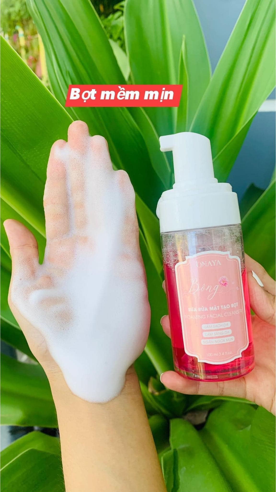 Sữa Rửa Mặt Tạo Bọt ONAYA- Tạm Biệt Ngay Bã Nhờn Bụi Bẩn Gây Mụn Sữa Rửa Mặt Tạo Bọt ONAYA- Tạm Biệt Ngay Bã Nhờn Bụi Bẩn Gây Mụn