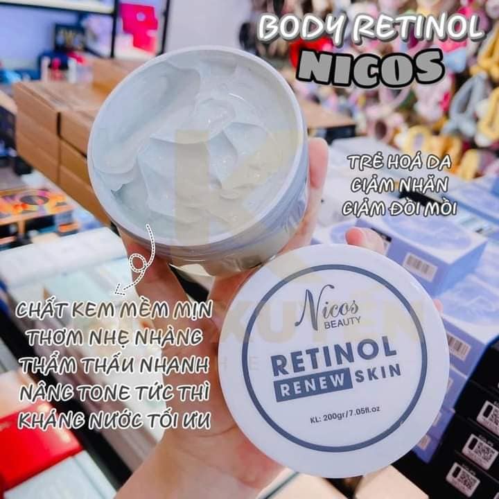 Sở Hữu Làn Da Căng Bóng Mịn Màng Với Kem Body Retinol Nicos Beauty Sở Hữu Làn Da Căng Bóng Mịn Màng Với Kem Body Retinol Nicos Beauty