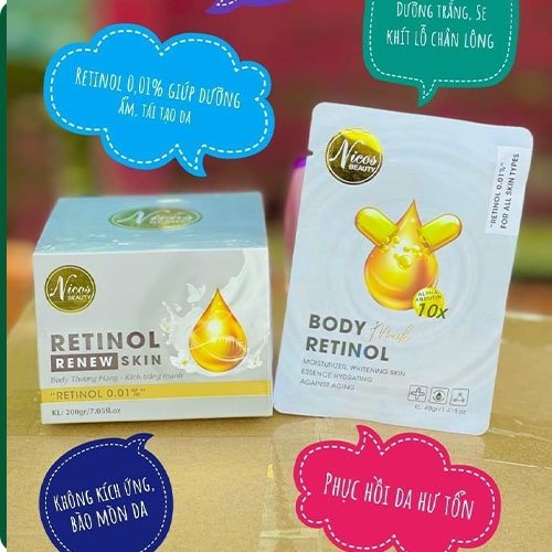 Cùng Kem Body Retinol Nicos Beauty Chăm Sóc Làn Da Của Bạn Cùng Kem Body Retinol Nicos Beauty Chăm Sóc Làn Da Của Bạn