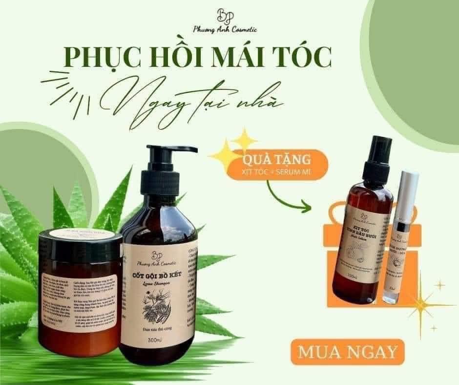 Combo Cốt Gội Bồ Kết Ủ Xả Bưởi Dừa Đun Nấu Thủ Công Phương Anh Cosmetic Tặng Kèm quà Combo Cốt Gội Bồ Kết Ủ Xả Bưởi Dừa Đun Nấu Thủ Công Phương Anh Cosmetic Tặng Kèm quà