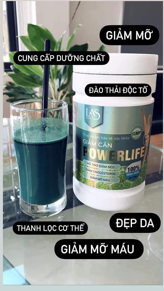 Sữa tảo giảm cân powerlife Las Beauty Sữa tảo giảm cân powerlife Las Beauty