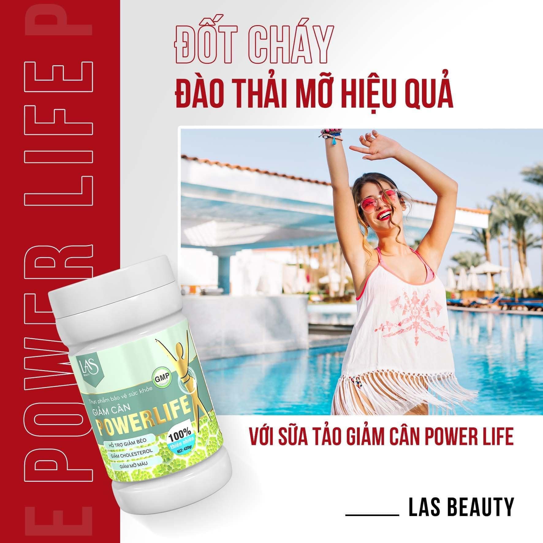 Sữa tảo giảm cân powerlife Las Beauty Sữa tảo giảm cân powerlife Las Beauty