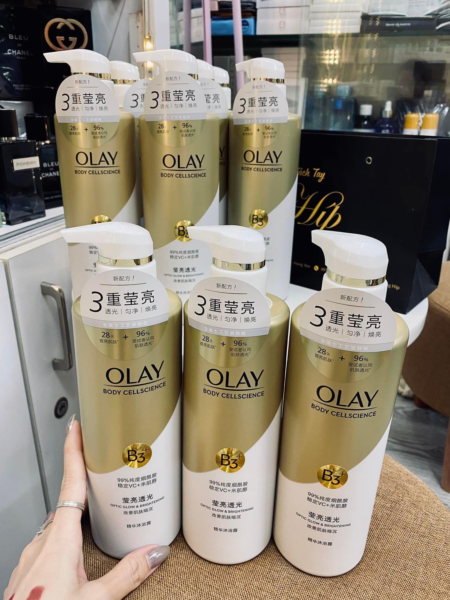 Sở Hữu Làn Da Mịn Trắng Sạch Với Sữa Tắm Trắng Da OLAY B3 Vitamin C Bản Trung Sở Hữu Làn Da Mịn Trắng Sạch Với Sữa Tắm Trắng Da OLAY B3 Vitamin C Bản Trung