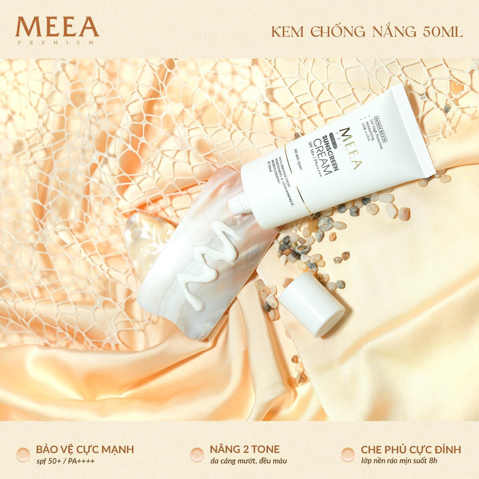 Mùa Hè Có Nắng Nhưng Da Văn Trắng Xinh Với Kem Chống Nắng MEEA Origin Sun Cream 50ML Mùa Hè Có Nắng Nhưng Da Văn Trắng Xinh Với Kem Chống Nắng MEEA Origin Sun Cream 50ML