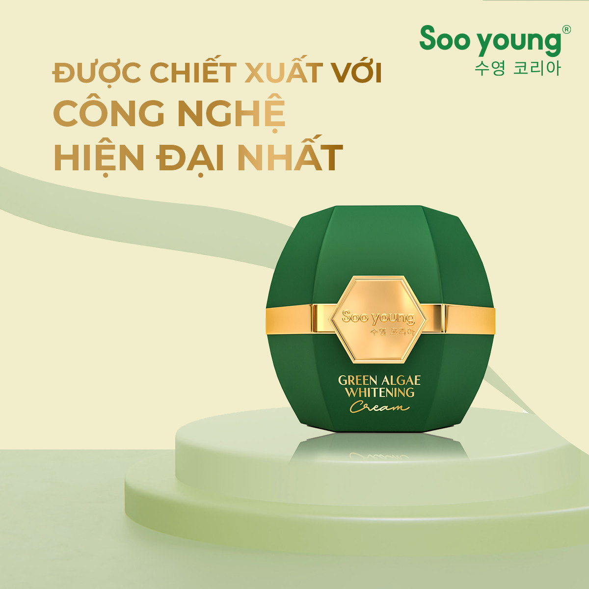 Siêu Phẩm Kem Face Dưỡng Da Lục Tảo Đến Từ Nhà Soo Young🔥🔥