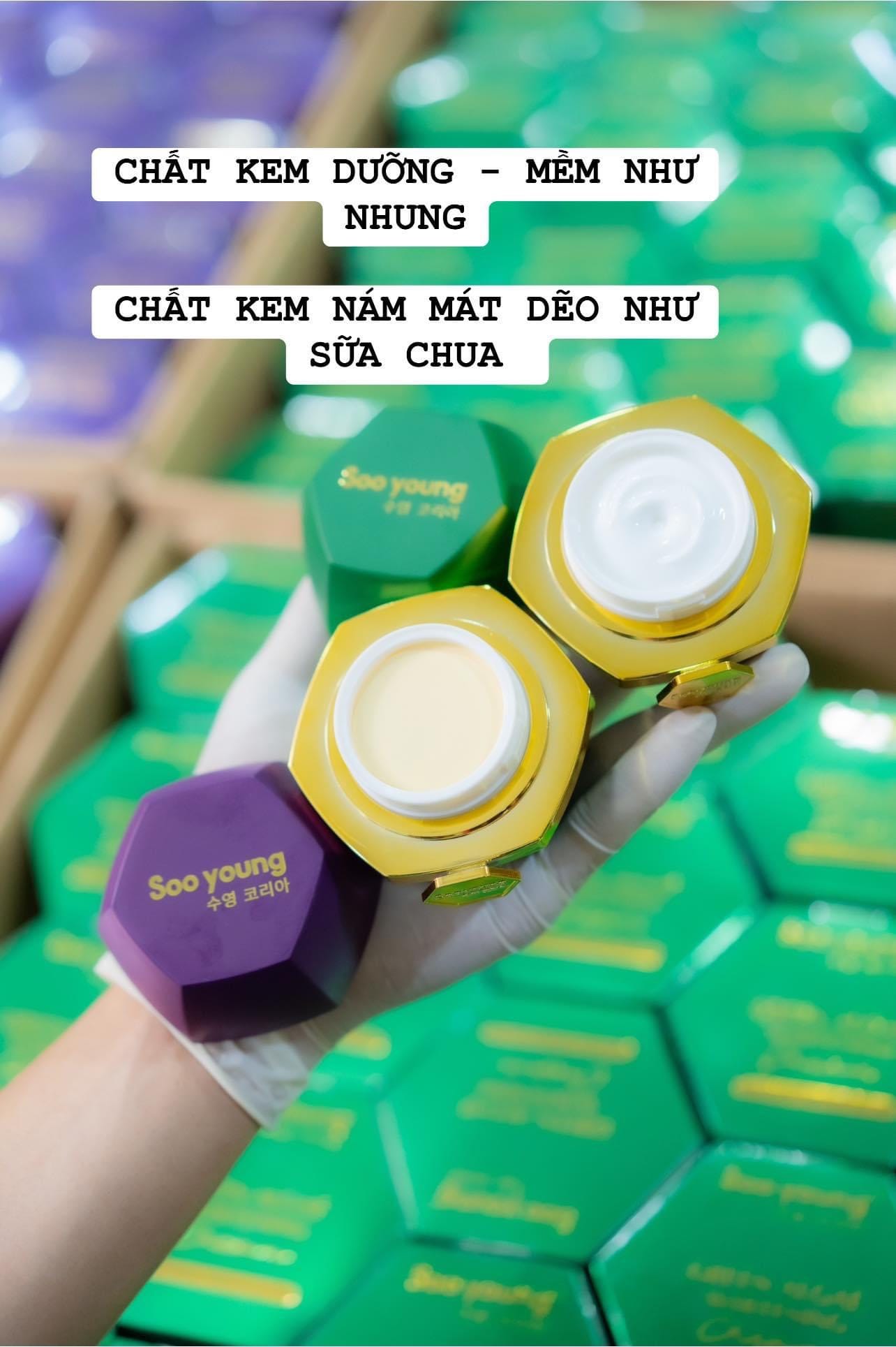 Tạm Biệt Nám Da Với Kem Face Tím Giảm Nám Melasma Soo Young Tạm Biệt Nám Da Với Kem Face Tím Giảm Nám Melasma Soo Young