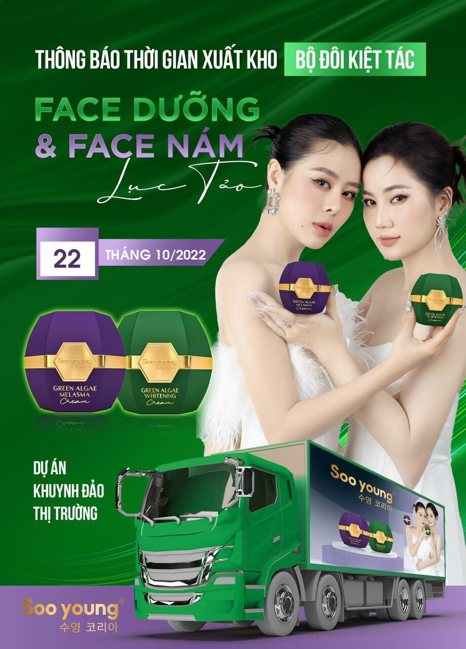 Tạm Biệt Nám Da Với Kem Face Tím Giảm Nám Melasma Soo Young Tạm Biệt Nám Da Với Kem Face Tím Giảm Nám Melasma Soo Young