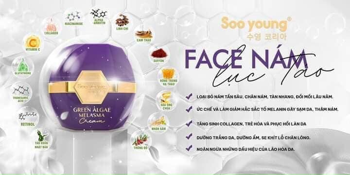Tạm Biệt Nám Da Với Kem Face Tím Giảm Nám Melasma Soo Young Tạm Biệt Nám Da Với Kem Face Tím Giảm Nám Melasma Soo Young