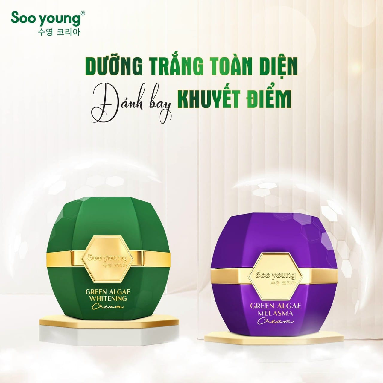 Tạm Biệt Nám Da Với Kem Face Tím Giảm Nám Melasma Soo Young Tạm Biệt Nám Da Với Kem Face Tím Giảm Nám Melasma Soo Young