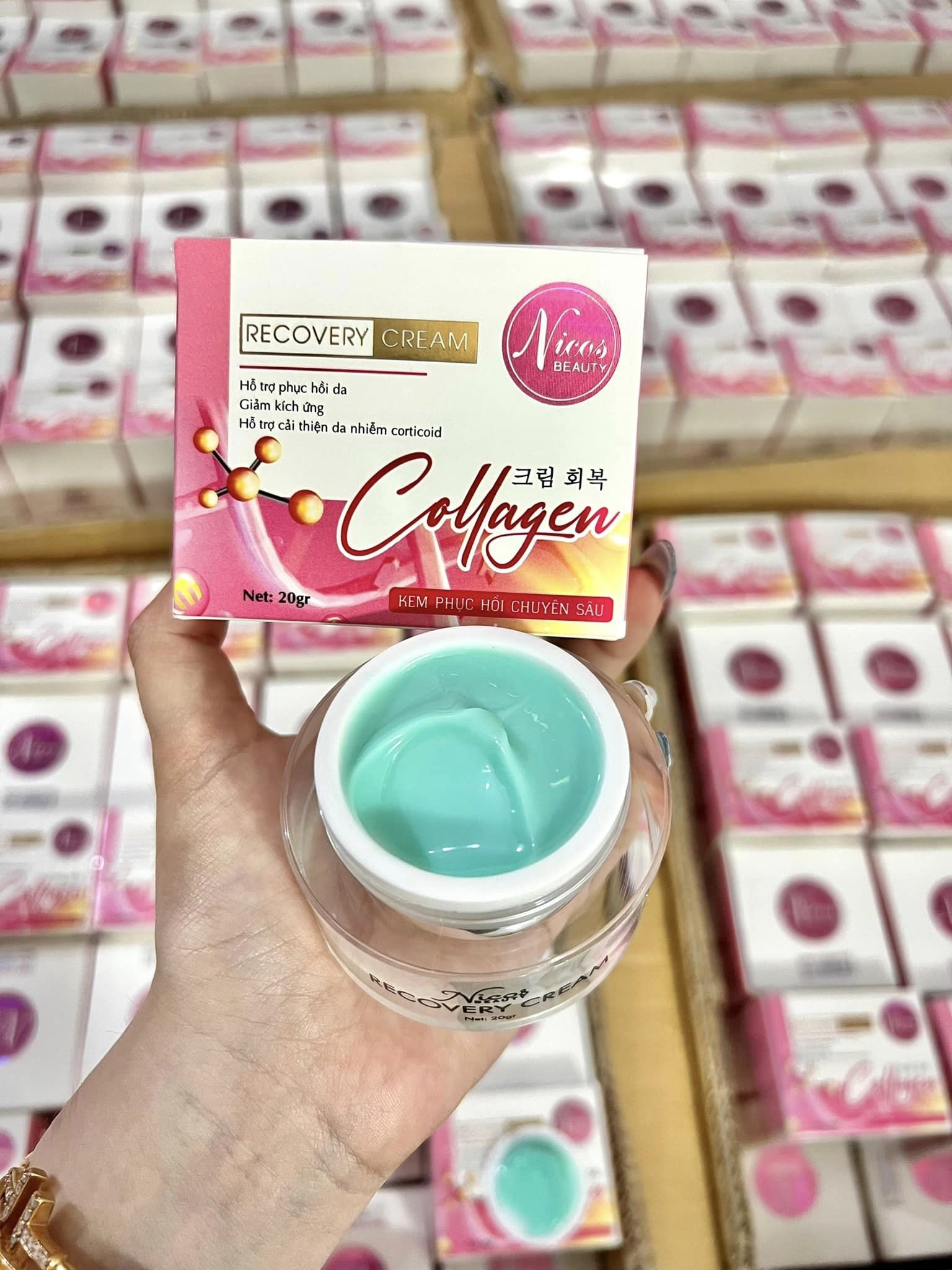 Kem Face Nicos Phục Hồi Chuyên Sâu Collagen-Cải Thiện Sắc Tố Da Tận Sâu Bên Trong Tế Bào Kem Face Nicos Phục Hồi Chuyên Sâu Collagen-Cải Thiện Sắc Tố Da Tận Sâu Bên Trong Tế Bào