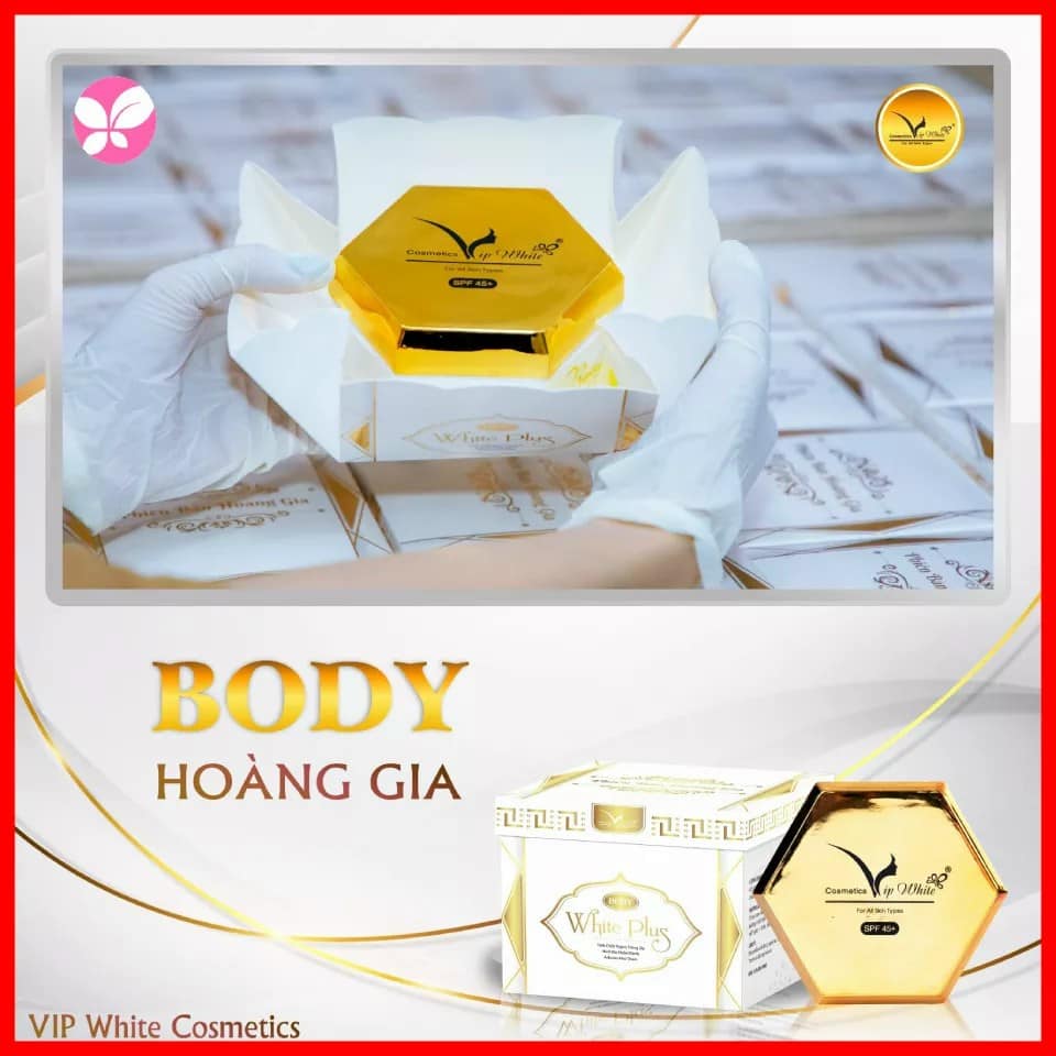 Kem Body Hoàng Gia Vip White - Làn Da Đẹp Sang Chuẩn Quý Tộc Kem Body Hoàng Gia Vip White - Làn Da Đẹp Sang Chuẩn Quý Tộc