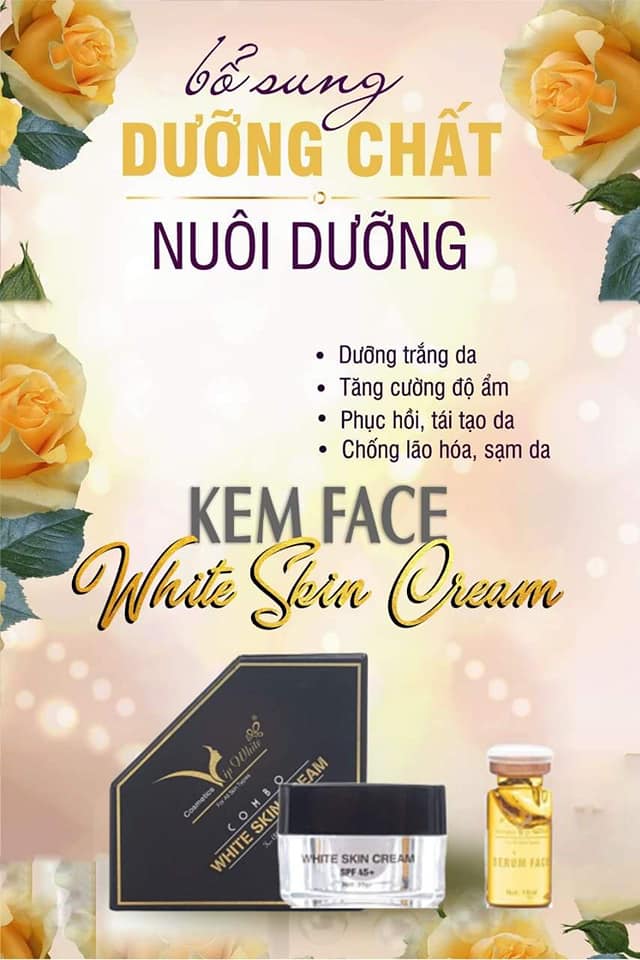 Kem Face Vip White Mang Làn Da Trắng Sáng Về Cho Bạn Kem Face Vip White Mang Làn Da Trắng Sáng Về Cho Bạn