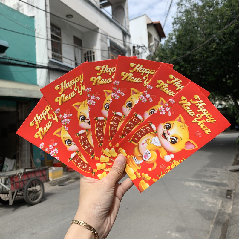 Combo 50 bao lì xì tết Quý Mão 2023 Combo 50 bao lì xì tết Quý Mão 2023