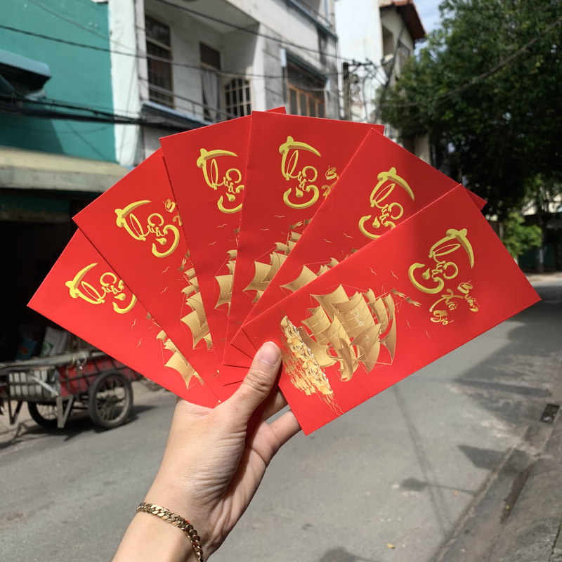 Combo 50 bao lì xì tết Quý Mão 2023 Combo 50 bao lì xì tết Quý Mão 2023