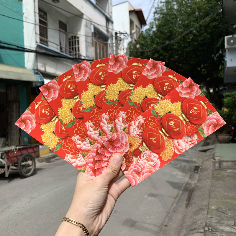 Combo 50 bao lì xì tết Quý Mão 2023 Combo 50 bao lì xì tết Quý Mão 2023