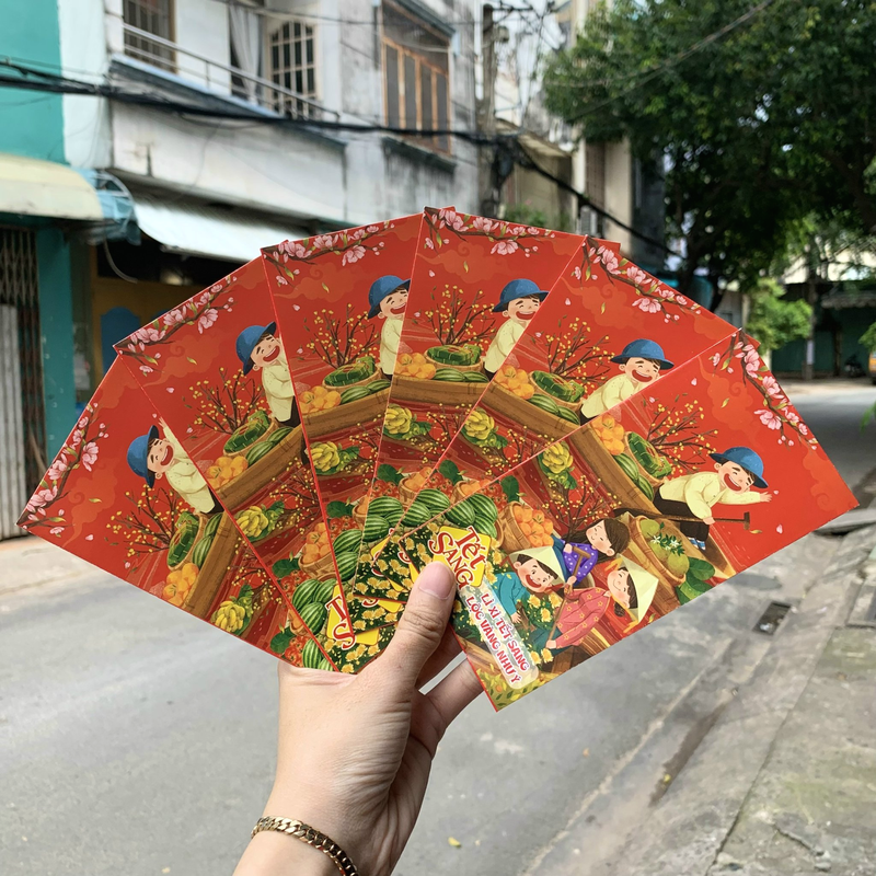 Combo 50 bao lì xì tết Quý Mão 2023 Combo 50 bao lì xì tết Quý Mão 2023