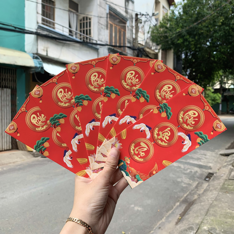 Combo 50 bao lì xì tết Quý Mão 2023 Combo 50 bao lì xì tết Quý Mão 2023