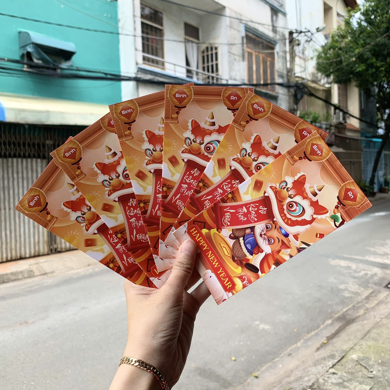 Combo 50 bao lì xì tết Quý Mão 2023 Combo 50 bao lì xì tết Quý Mão 2023