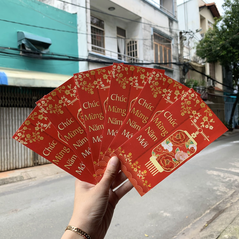 Combo 50 bao lì xì tết Quý Mão 2023 Combo 50 bao lì xì tết Quý Mão 2023