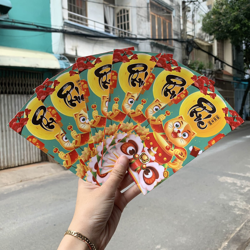 Combo 50 bao lì xì tết Quý Mão 2023 Combo 50 bao lì xì tết Quý Mão 2023