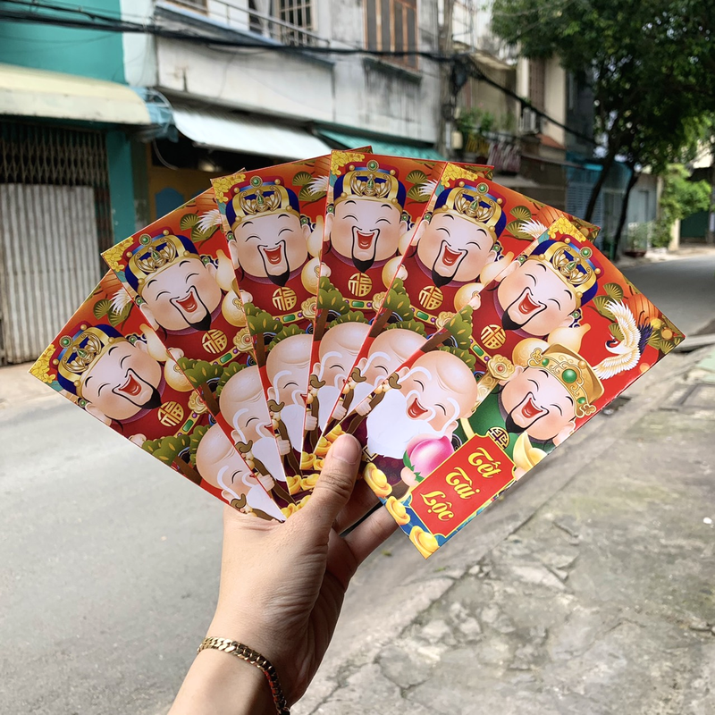 Combo 50 bao lì xì tết Quý Mão 2023 Combo 50 bao lì xì tết Quý Mão 2023