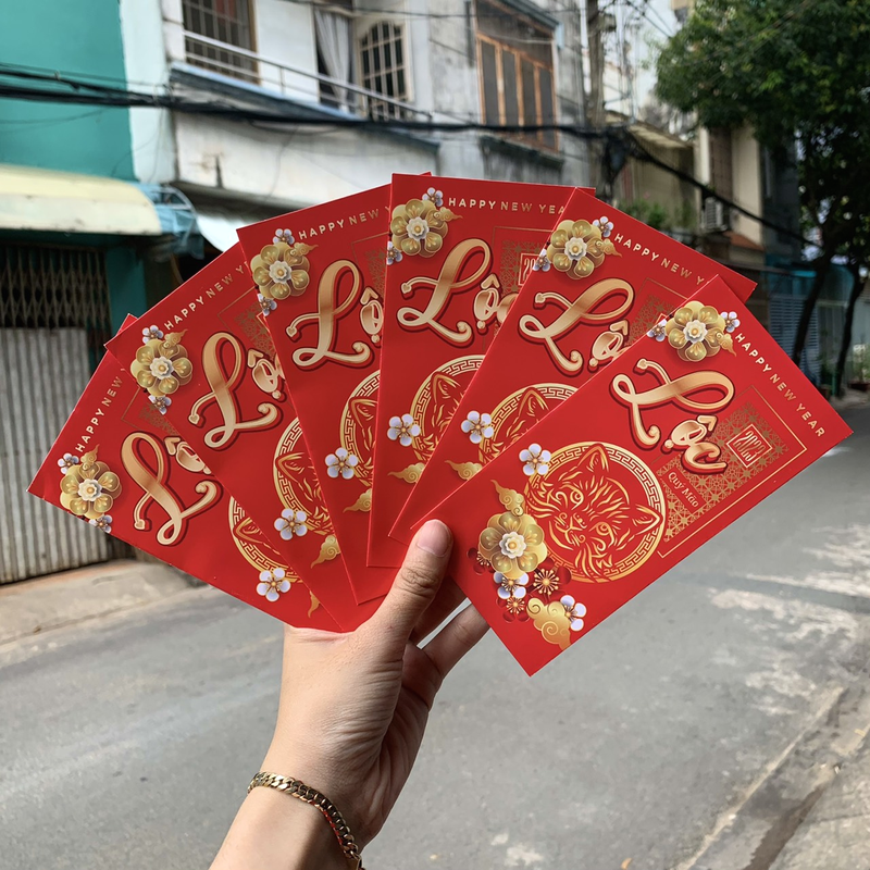 Combo 50 bao lì xì tết Quý Mão 2023 Combo 50 bao lì xì tết Quý Mão 2023