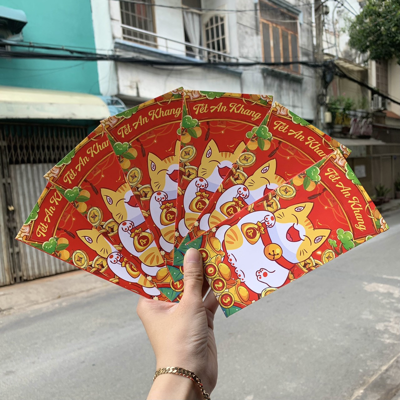 Combo 50 bao lì xì tết Quý Mão 2023 Combo 50 bao lì xì tết Quý Mão 2023