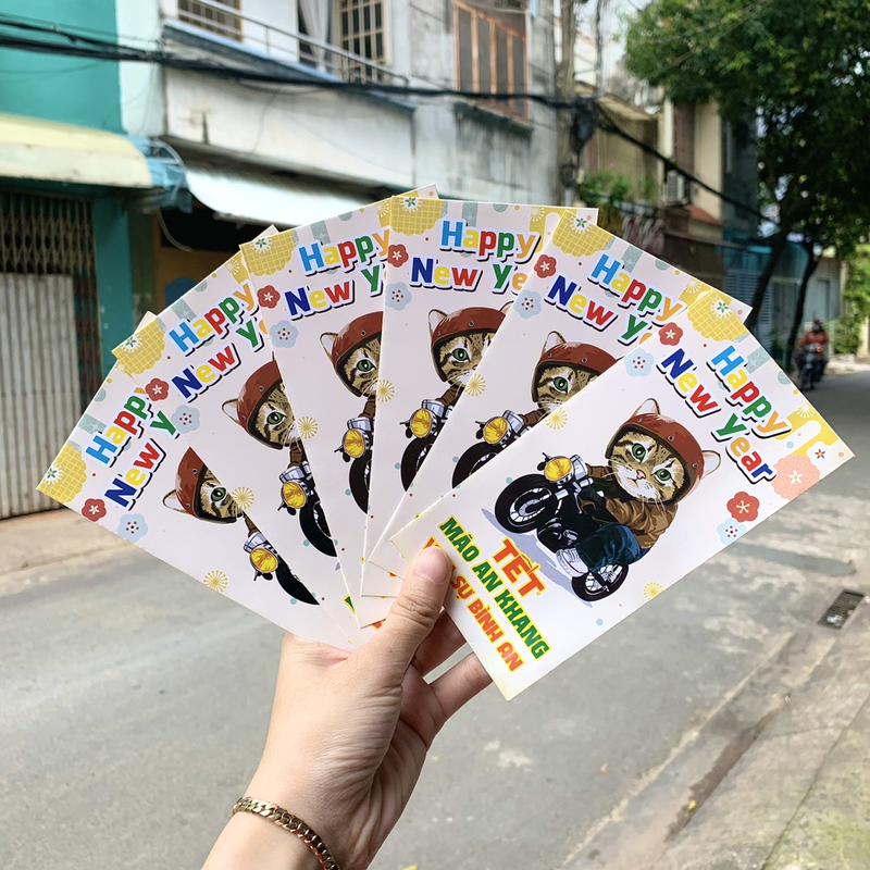 Combo 50 bao lì xì tết Quý Mão 2023 Combo 50 bao lì xì tết Quý Mão 2023