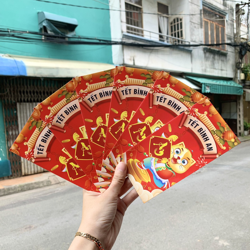 Combo 50 bao lì xì tết Quý Mão 2023 Combo 50 bao lì xì tết Quý Mão 2023