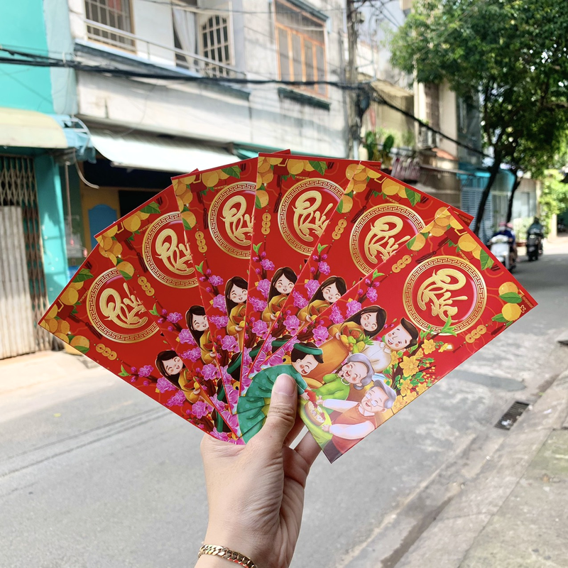 Combo 50 bao lì xì tết Quý Mão 2023 Combo 50 bao lì xì tết Quý Mão 2023