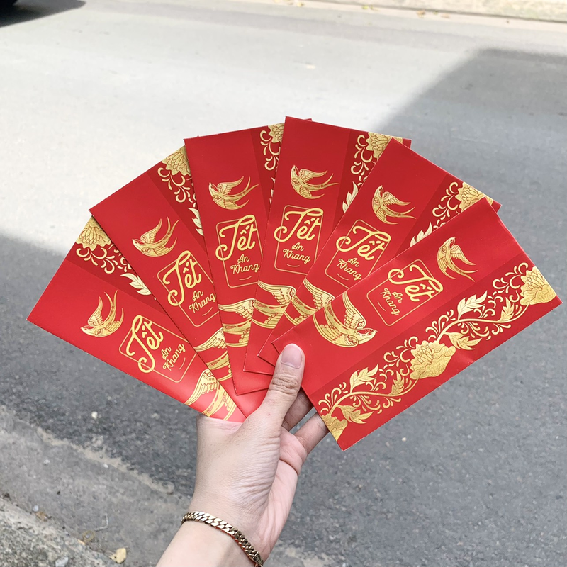 Combo 50 bao lì xì tết Quý Mão 2023 Combo 50 bao lì xì tết Quý Mão 2023