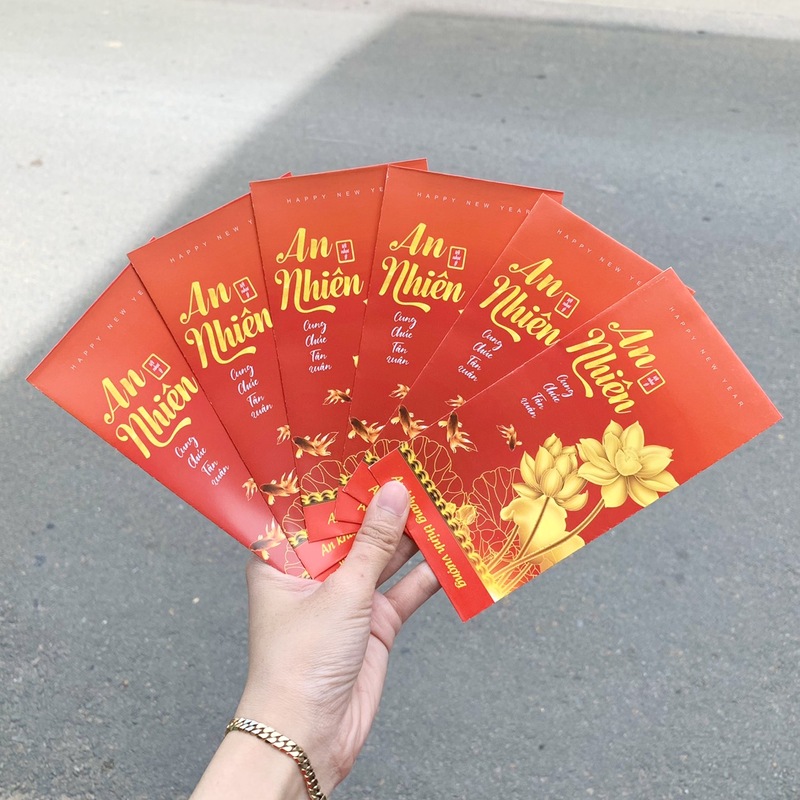 Combo 50 bao lì xì tết Quý Mão 2023 Combo 50 bao lì xì tết Quý Mão 2023