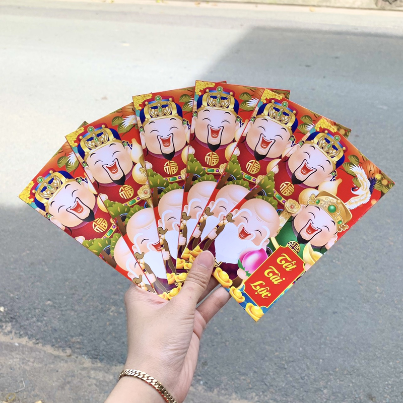 Combo 50 bao lì xì tết Quý Mão 2023 Combo 50 bao lì xì tết Quý Mão 2023