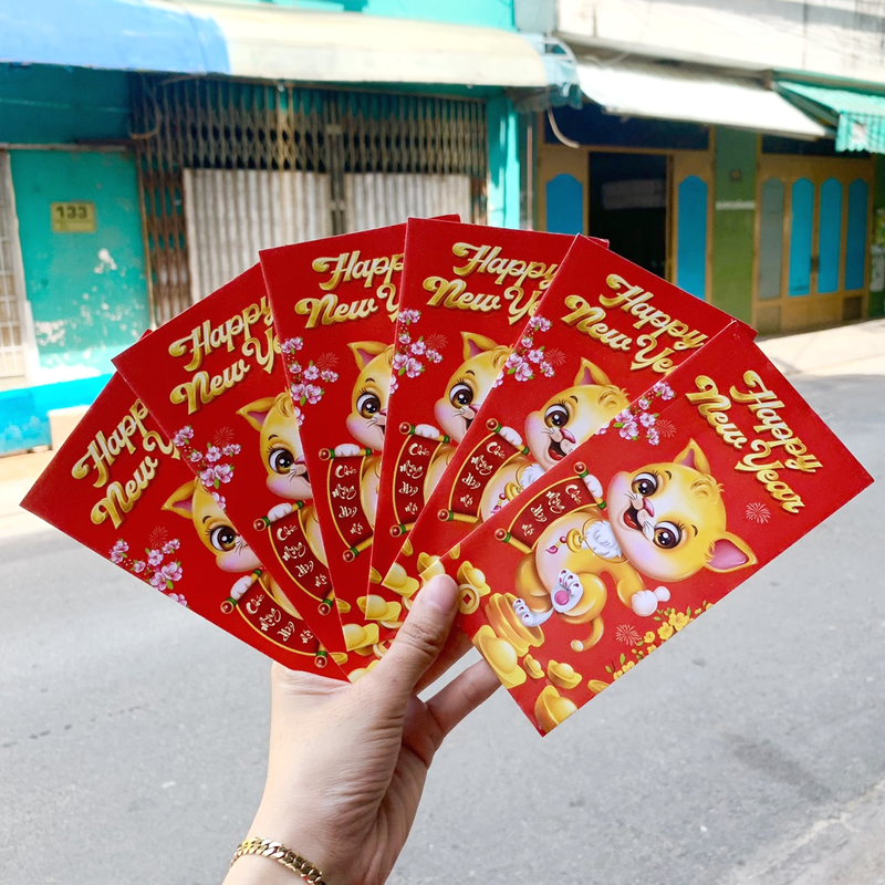 Combo 50 bao lì xì tết Quý Mão 2023 Combo 50 bao lì xì tết Quý Mão 2023