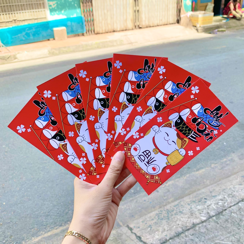 Combo 50 bao lì xì tết Quý Mão 2023 Combo 50 bao lì xì tết Quý Mão 2023