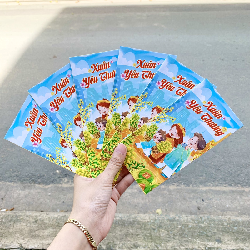 Combo 50 bao lì xì tết Quý Mão 2023 Combo 50 bao lì xì tết Quý Mão 2023